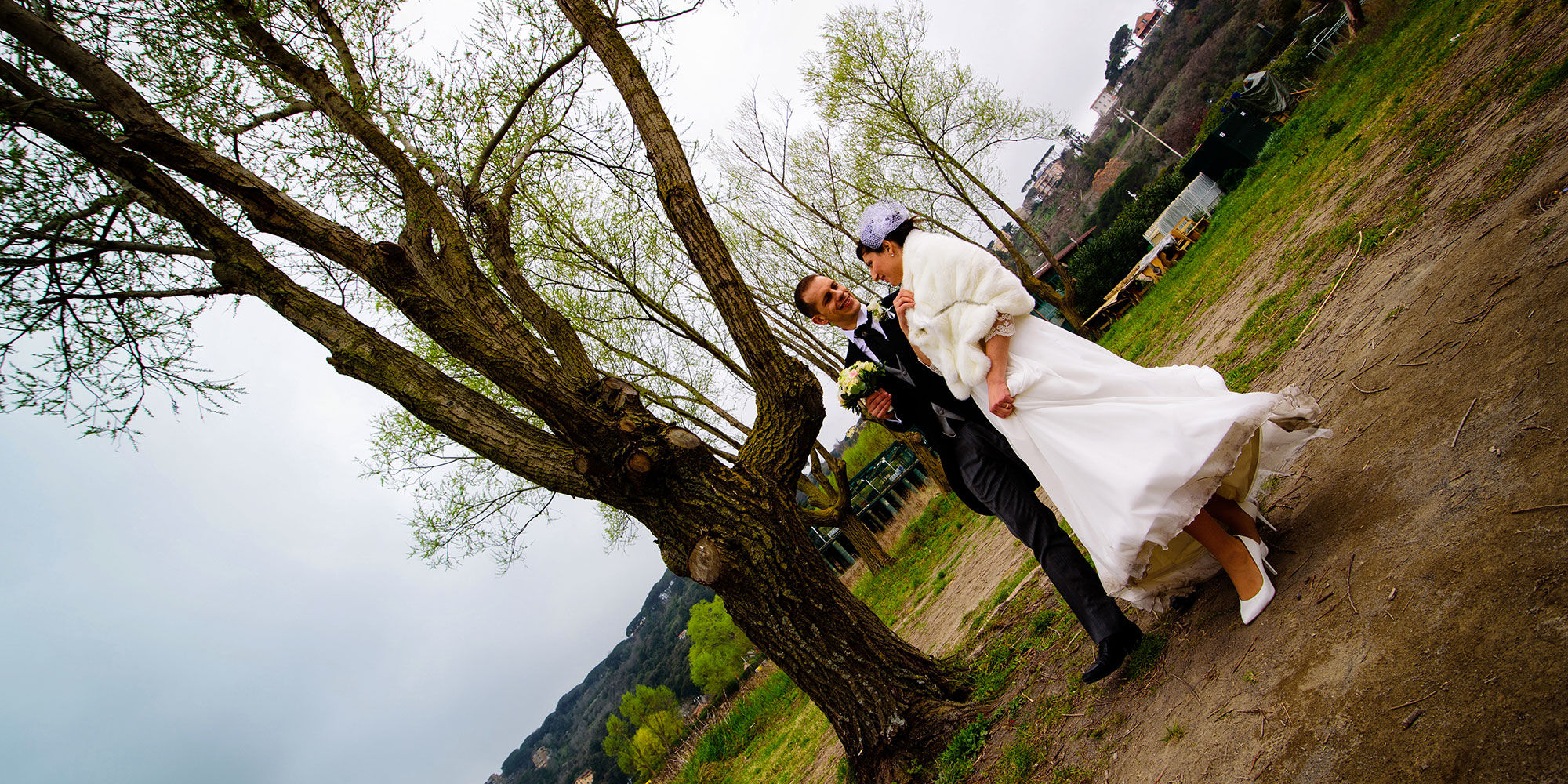 Matrimonio sul lago di Castel Gandolfo