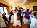 Ingresso degli sposi al ricevimento di matrimonio a Punta San Michele, Rocca di Papa