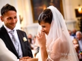 Commozione della sposa durante il matrimonio nella Chiesa di Santa Maria Assunta in Cielo ad Ariccia