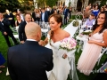Al termine dell'ingresso della sposa, inizia la celebrazione del matrimonio a Villa Pocci