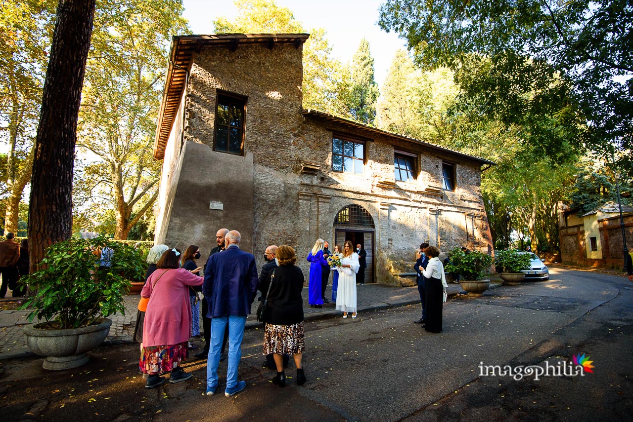 Matrimonio civile a Roma vicino alle terme di Caracalla