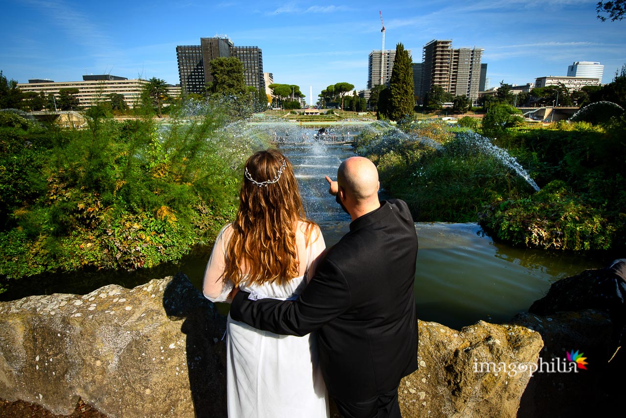 Matrimonio civile a Roma vicino alle terme di Caracalla