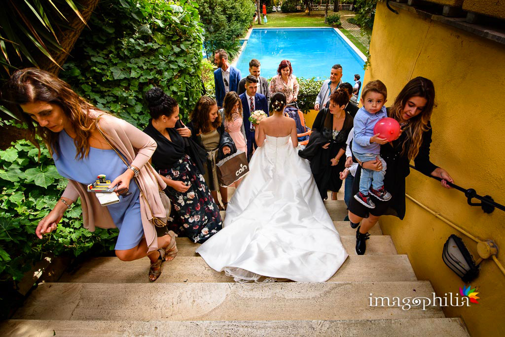 La sposa controcorrente al Ristorante da Benito al Bosco, Velletri