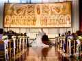 Matrimonio visto dal fondo della Chiesa di San Gregorio Barbarigo, Roma Eur / 1