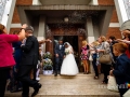 Lancio del riso al termine del matrimonio nella Chiesa della Natività della Beata Vergine Maria a Santa Maria delle Mole