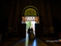 Ingresso della sposa, accompagnata dal padre, nella Basilica di Santa Maria Ausiliatrice a Roma