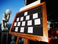 Tableaux in tema "Pantone" al ristorante Il Castagnone di Nemi