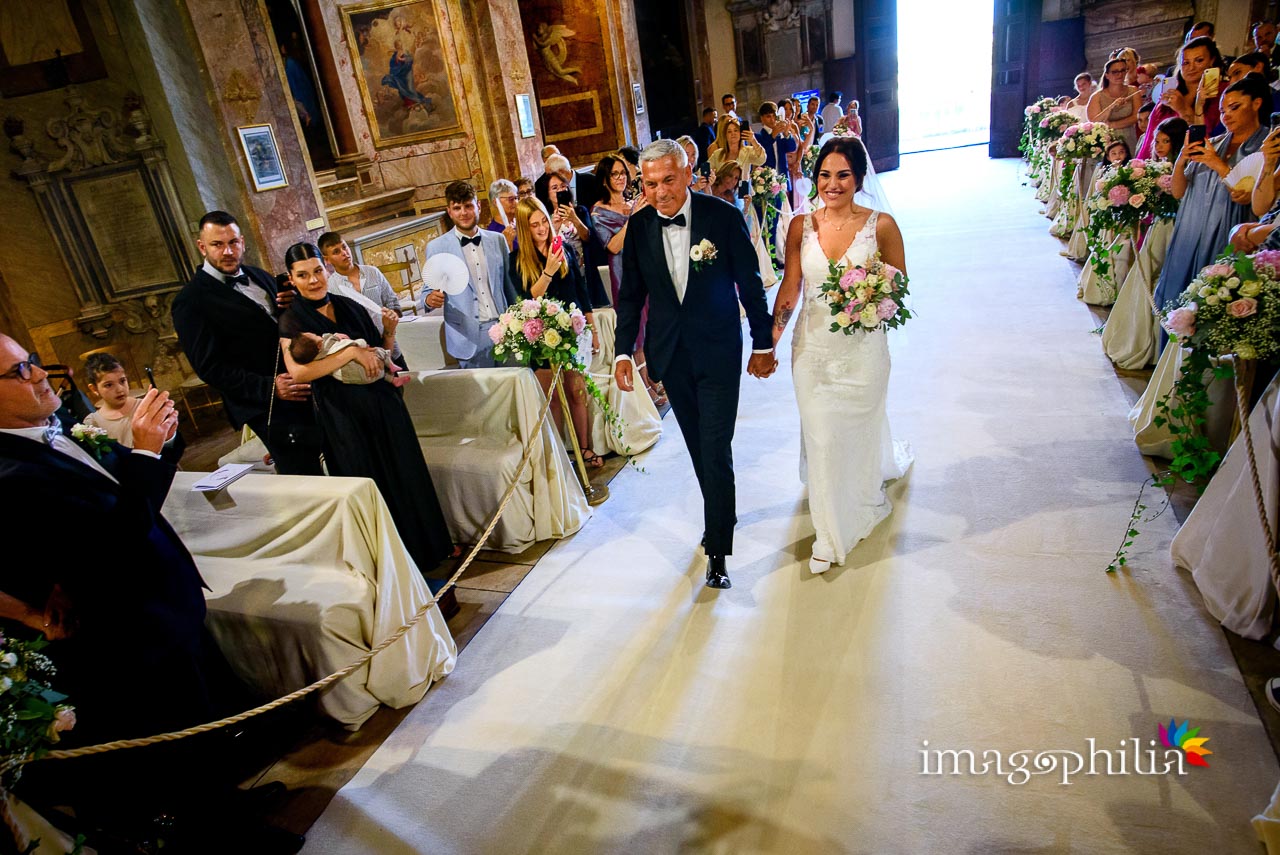 Matrimonio nella Chiesa di San Pietro in Montorio, Roma