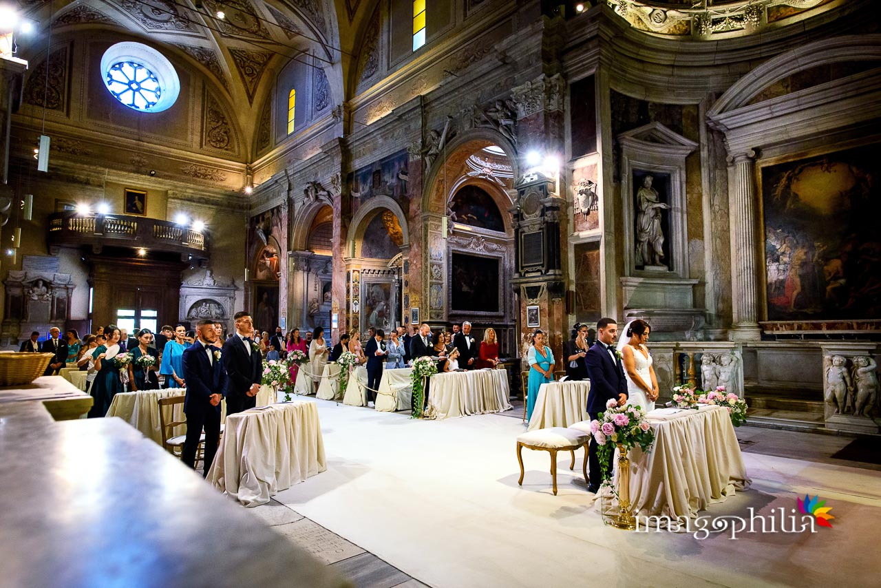 Matrimonio nella Chiesa di San Pietro in Montorio, Roma