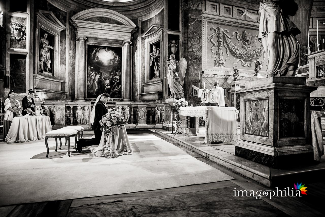 Matrimonio nella Chiesa di San Pietro in Montorio, Roma