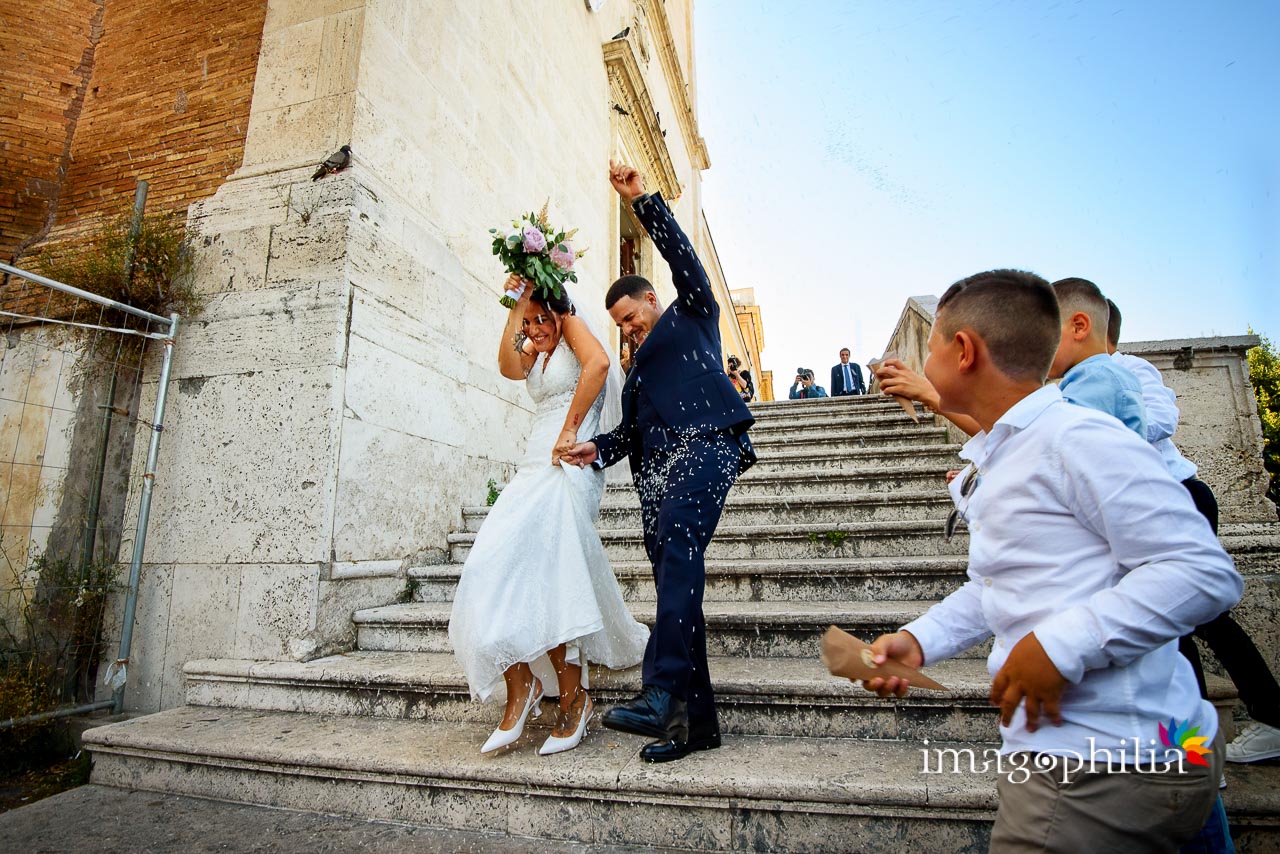 Matrimonio nella Chiesa di San Pietro in Montorio, Roma