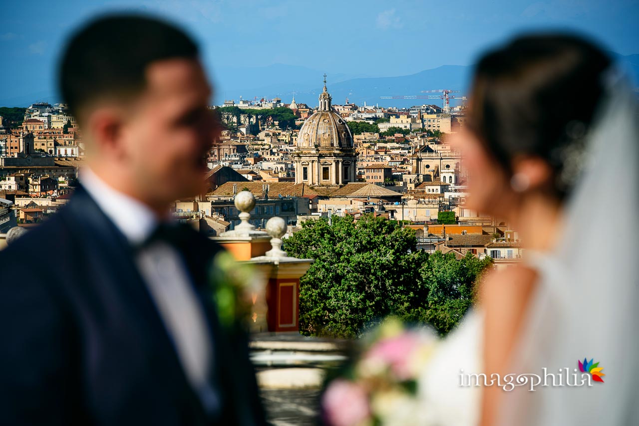 Matrimonio nella Chiesa di San Pietro in Montorio, Roma