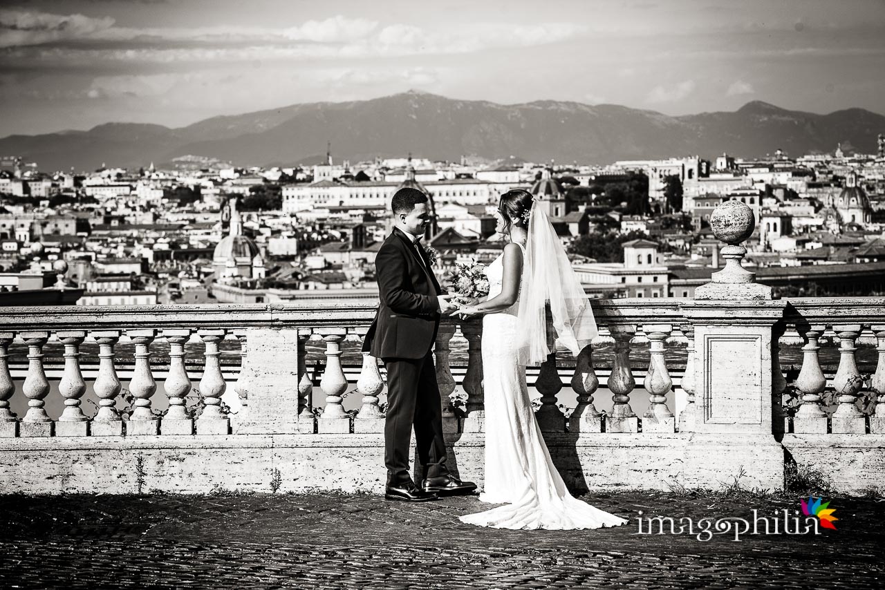 Matrimonio nella Chiesa di San Pietro in Montorio, Roma