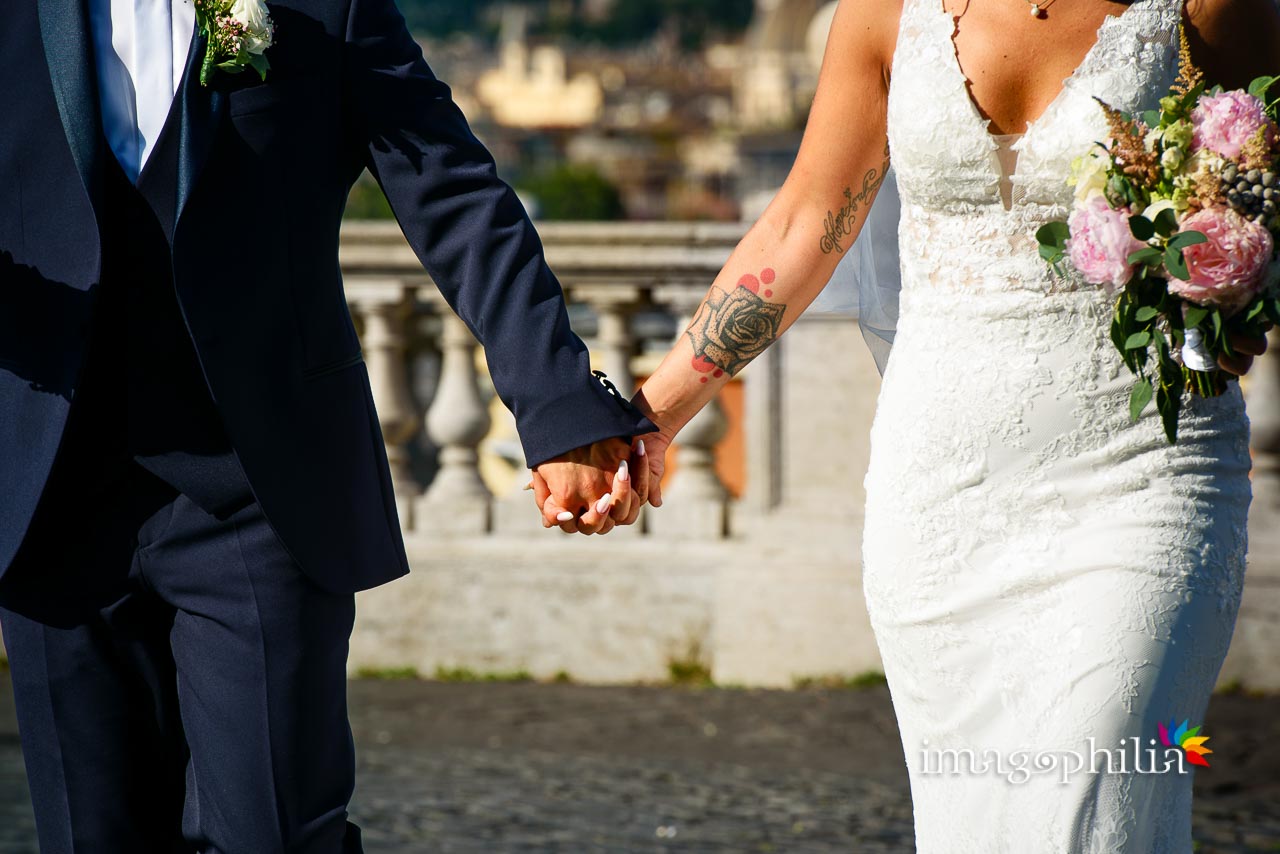 Matrimonio nella Chiesa di San Pietro in Montorio, Roma