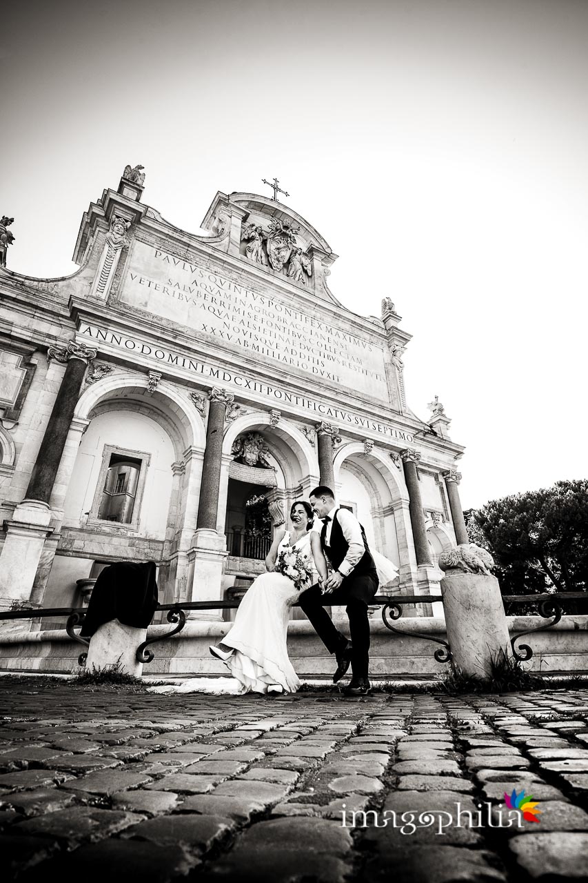 Matrimonio nella Chiesa di San Pietro in Montorio, Roma
