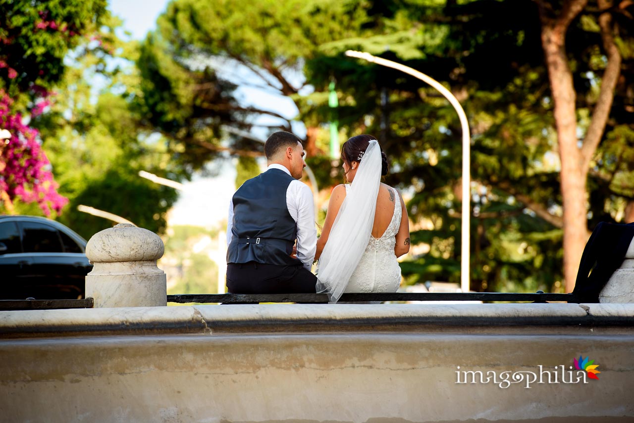 Matrimonio nella Chiesa di San Pietro in Montorio, Roma