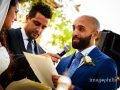 Scambio delle promesse di matrimonio sotto il pergolato della Villa dei Volsci a Velletri
