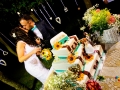 Torta nuziale in tema viaggio a fine ricevimento nella Villa Antico Melograno a Roma
