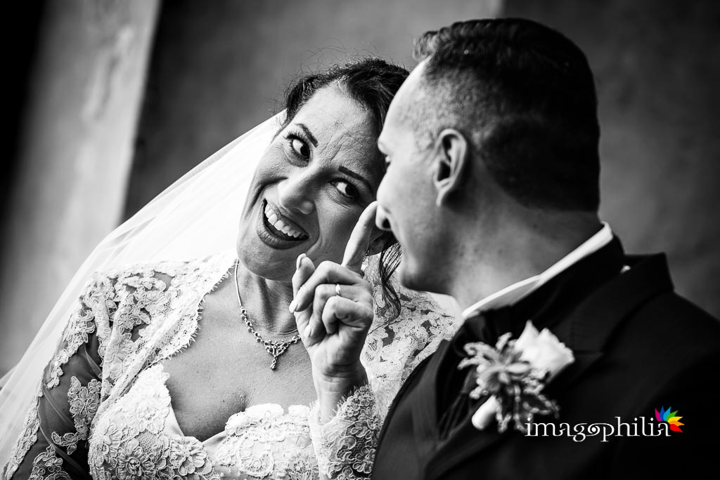 Ritratto della sposa che ammonisce lo sposo a Villa d'Este a Tivoli