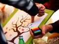 Dettaglio dell'albero delle impronte digitali (guestbook nuziale) a La Parisiana - Ristorante dei Laghi, Rocca di Papa