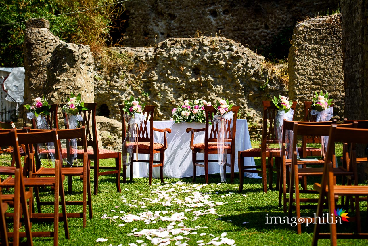 Matrimonio civile all'aperto nel parco di Villa Sforza Cesarini a Lanuvio