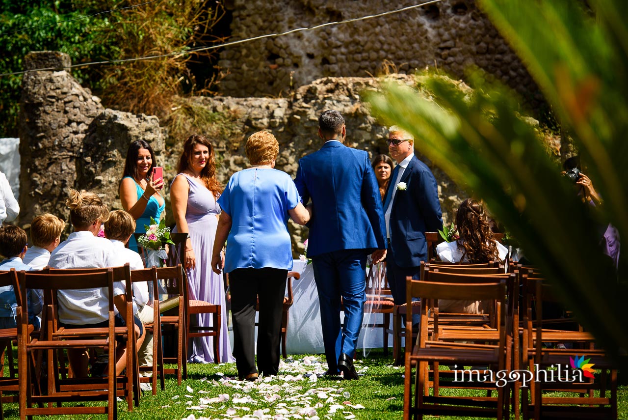Matrimonio civile all'aperto nel parco di Villa Sforza Cesarini a Lanuvio