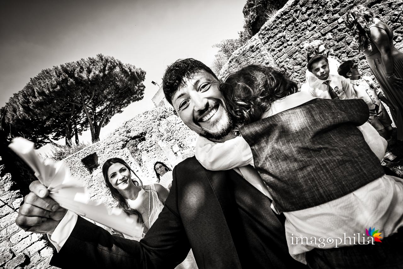Matrimonio civile all'aperto nel parco di Villa Sforza Cesarini a Lanuvio