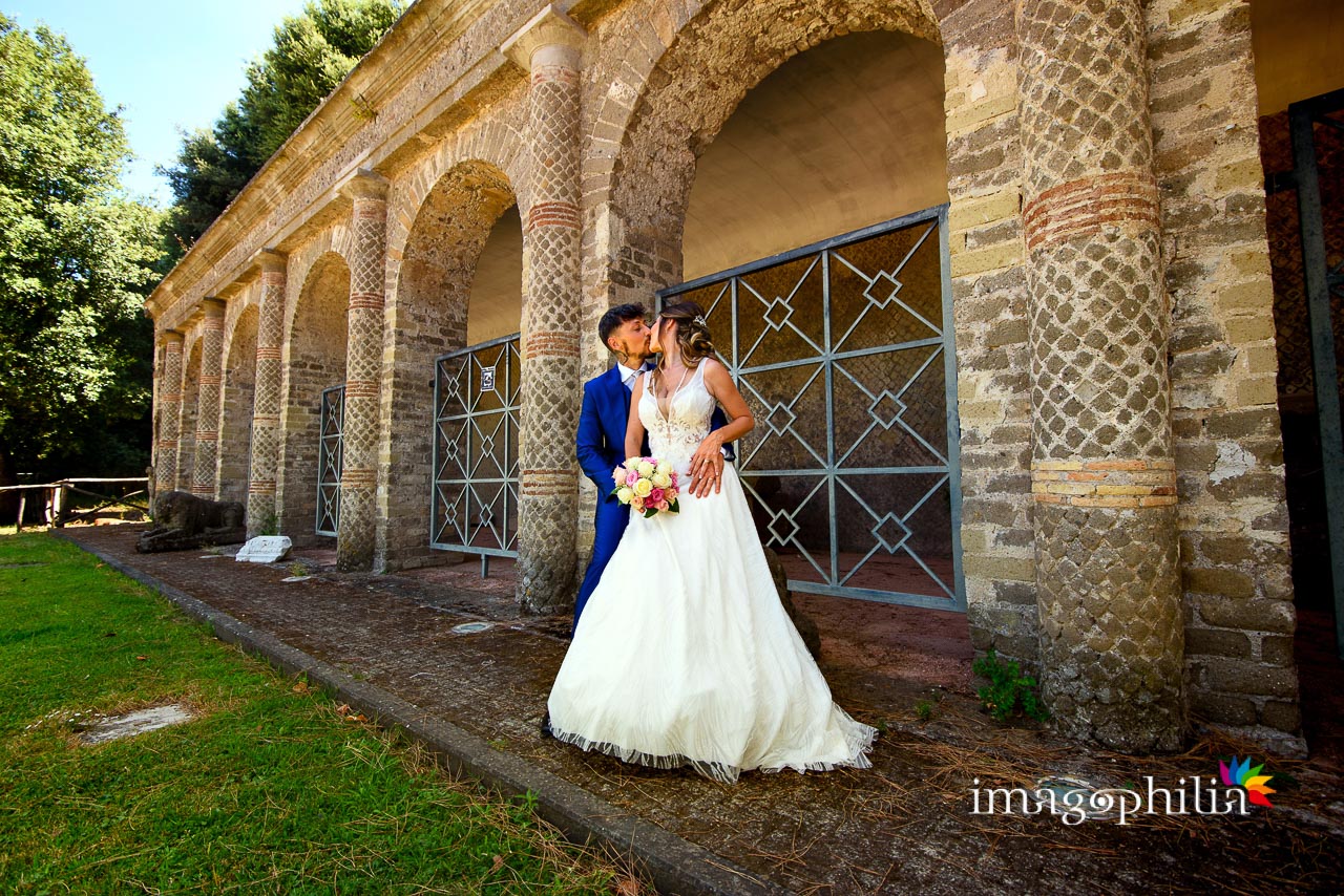 Matrimonio civile all'aperto nel parco di Villa Sforza Cesarini a Lanuvio