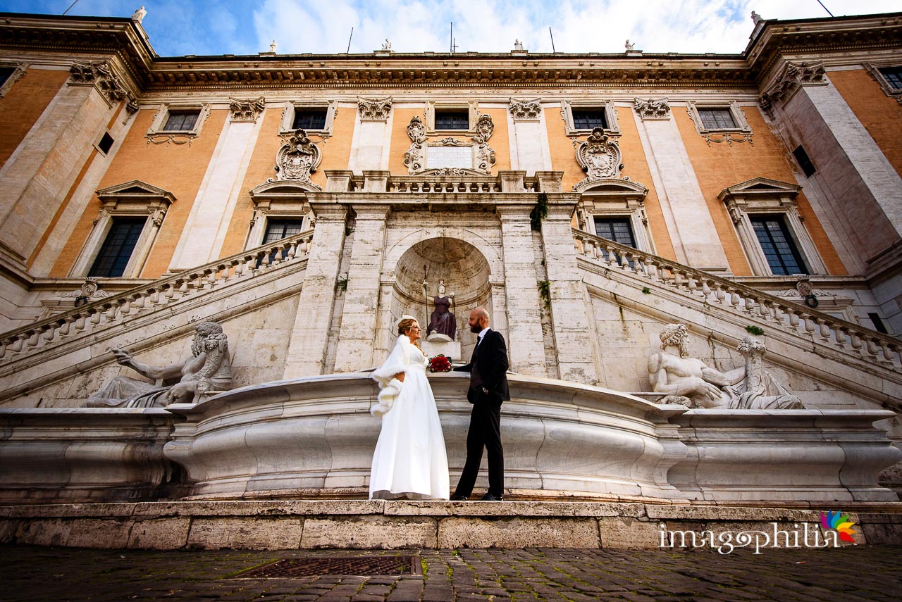 Matrimonio civile alla Sala Rossa al Campidoglio di Roma